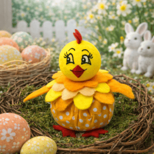 Kézműves húsvéti csibe dekoráció - Kép 7