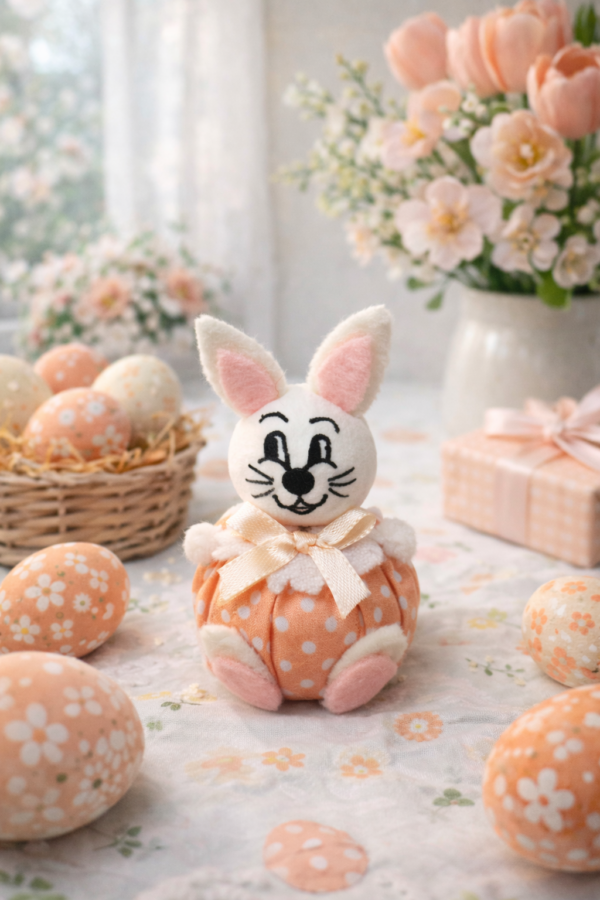 Kézműves húsvéti nyuszi dekoráció