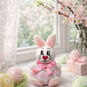 Kézműves húsvéti nyuszi dekoráció - Kép 2