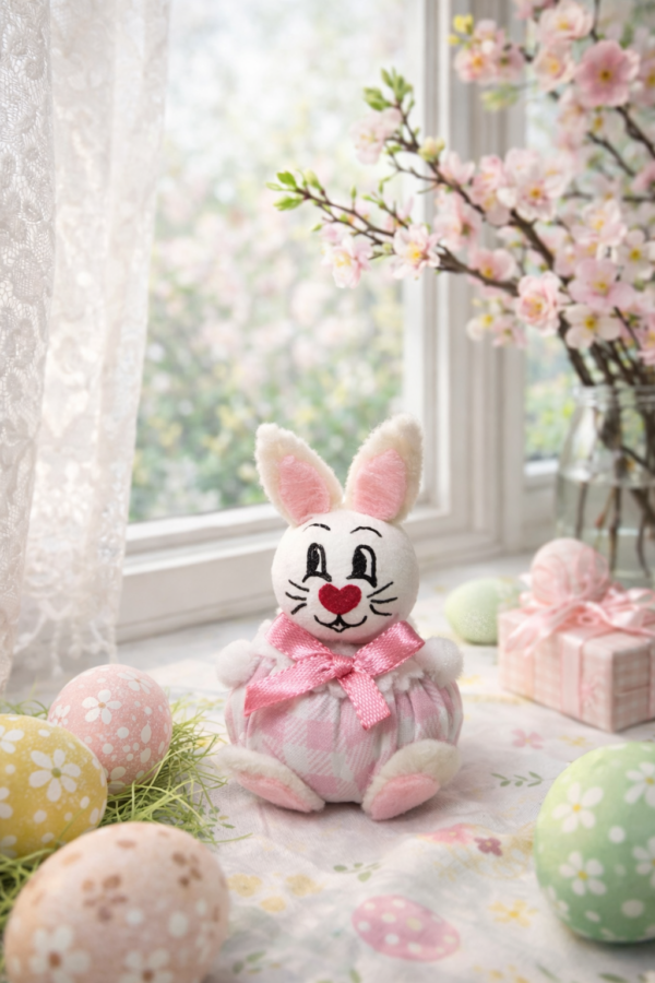 Kézműves húsvéti nyuszi dekoráció