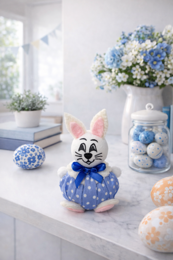 Kézműves húsvéti nyuszi dekoráció