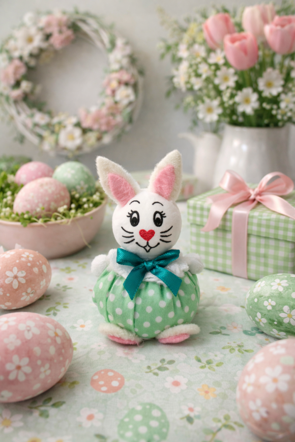 Kézműves húsvéti nyuszi dekoráció