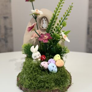 Húsvéti asztali dísz fa alapon – 3 féle tavaszi változatban