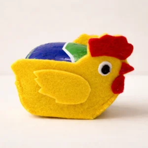 Filc csibe húsvéti tojástartó - Kép 2