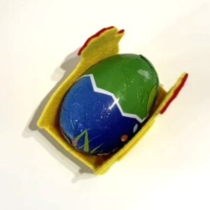 Filc csibe húsvéti tojástartó - Kép 3