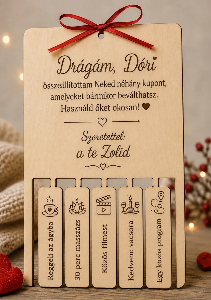 Nem csak egy ajándék. Egy közös emlék.